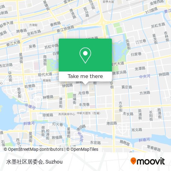 How to get to 水墨社区居委会 in 吴中区 by Bus or Metro?