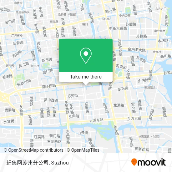 赶集网苏州分公司 map
