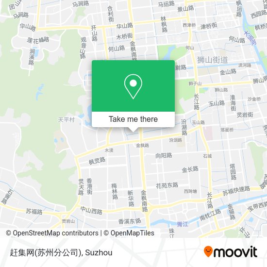 赶集网(苏州分公司) map