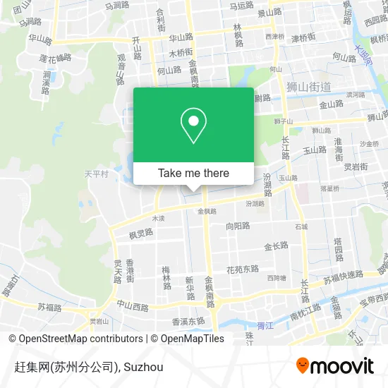 赶集网(苏州分公司) map
