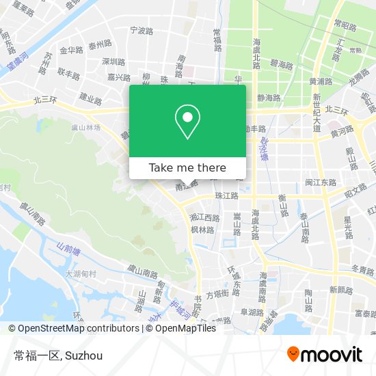 常福一区 map