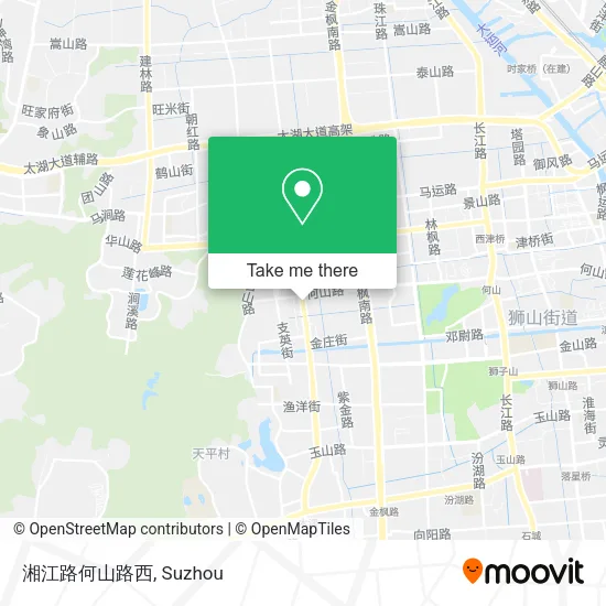湘江路何山路西 map