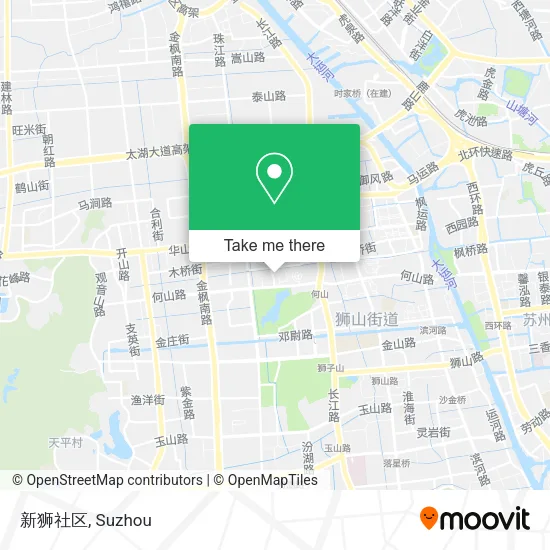 新狮社区 map