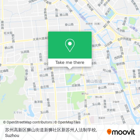 苏州高新区狮山街道新狮社区新苏州人法制学校 map