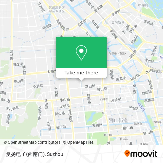 复扬电子(西南门) map