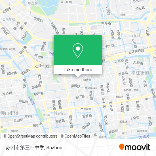 苏州市第三十中学 map