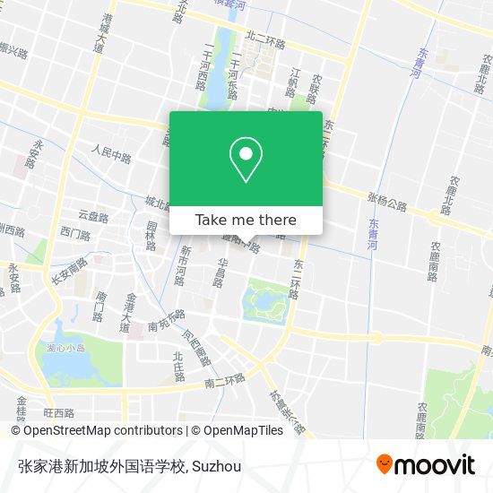 张家港新加坡外国语学校 map