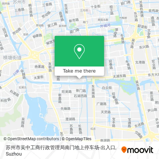 苏州市吴中工商行政管理局南门地上停车场-出入口 map