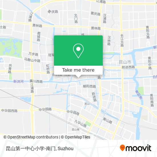昆山第一中心小学-南门 map