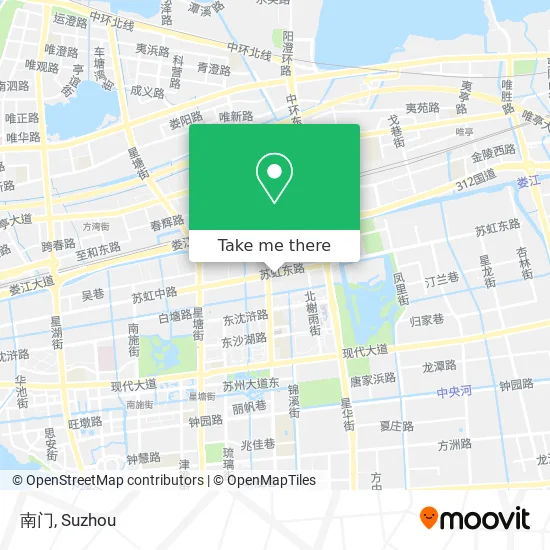 南门 map