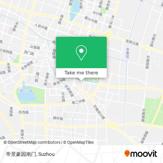 帝景豪园南门 map
