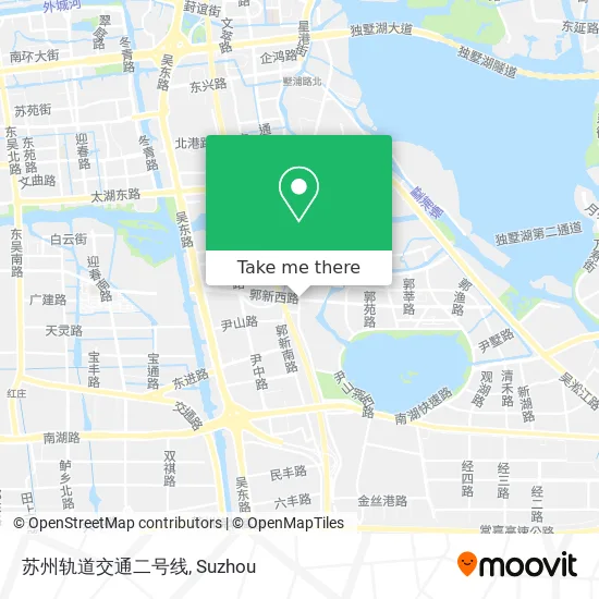 苏州轨道交通二号线 map