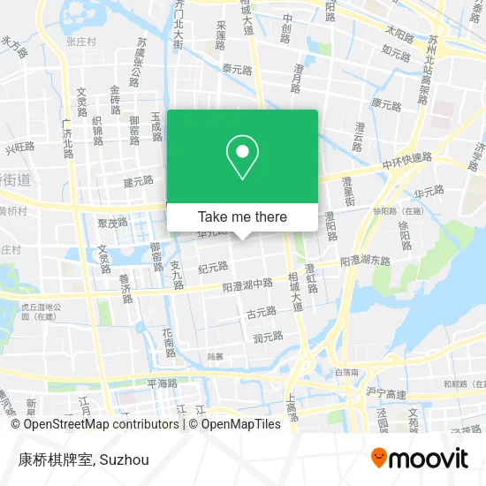 康桥棋牌室 map