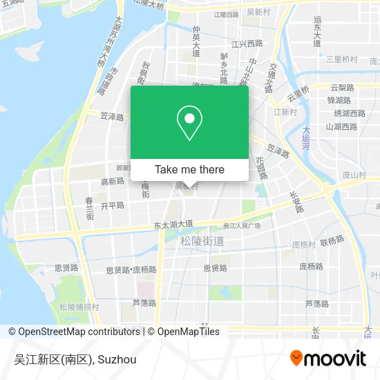 吴江新区(南区) map