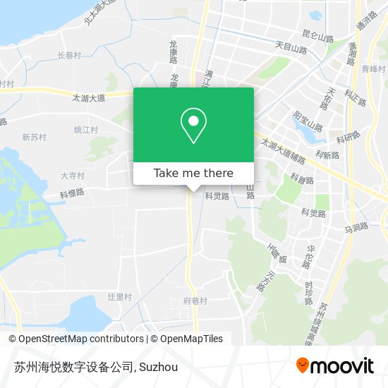 苏州海悦数字设备公司 map