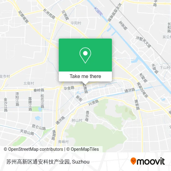 苏州高新区通安科技产业园 map