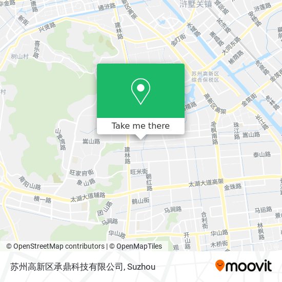 苏州高新区承鼎科技有限公司 map