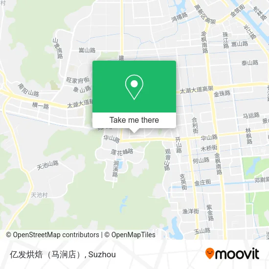 亿发烘焙（马涧店） map