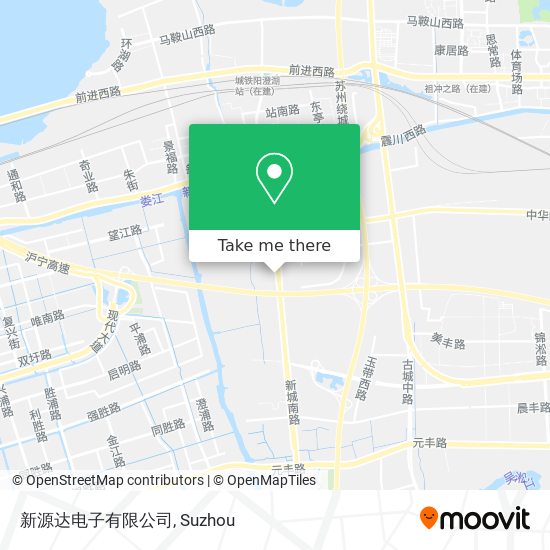新源达电子有限公司 map