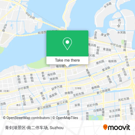 青剑湖景区-南二停车场 map