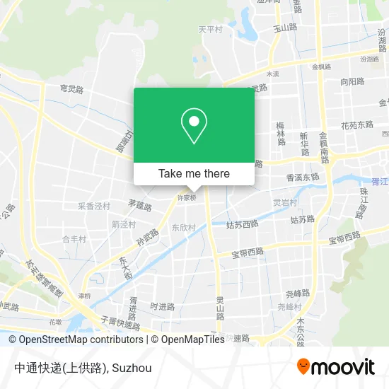 中通快递(上供路) map