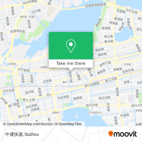 中通快递 map