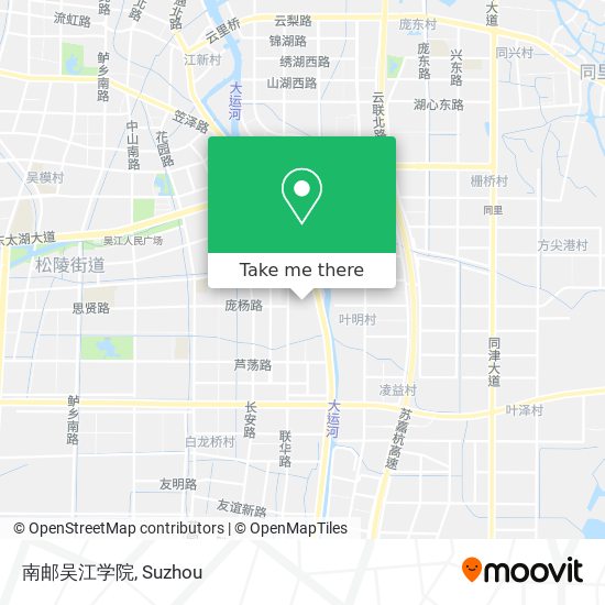 南邮吴江学院 map