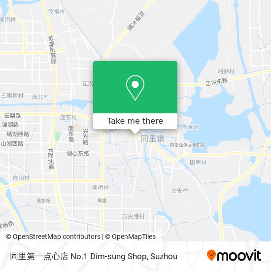 同里第一点心店 No.1 Dim-sung Shop map