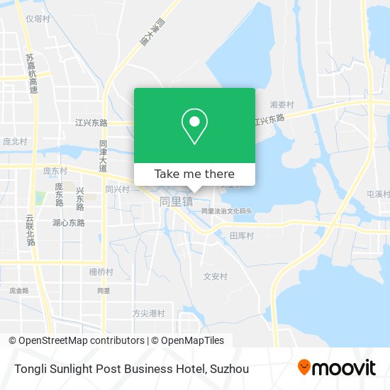 Tongli Sunlight Post Business Hotel map