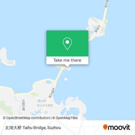 太湖大桥 Taihu Bridge map