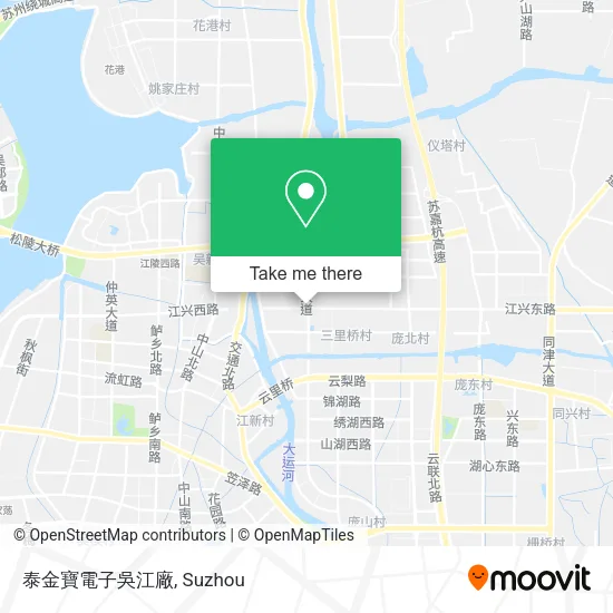 泰金寶電子吳江廠 map