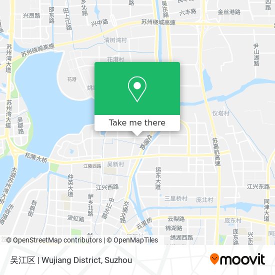 吴江区 | Wujiang District map