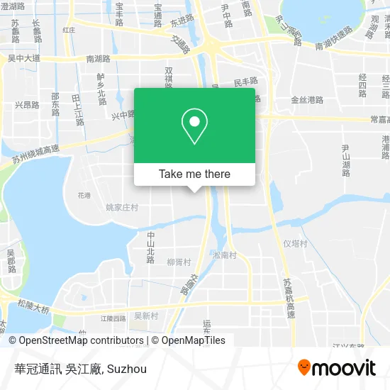 華冠通訊 吳江廠 map