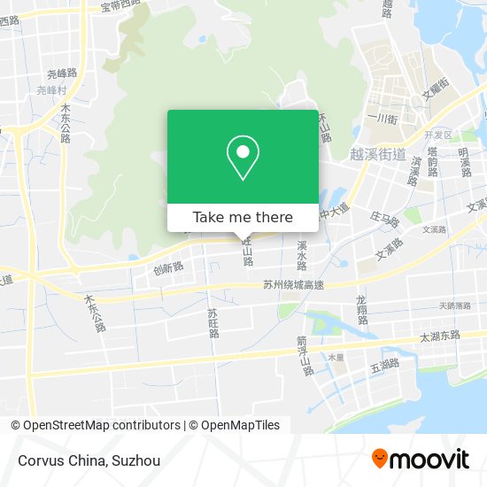 Corvus China map