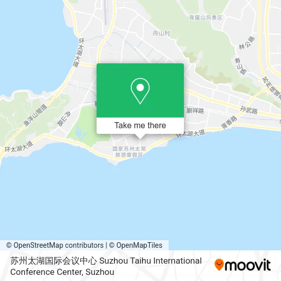 苏州太湖国际会议中心 Suzhou Taihu International Conference Center map