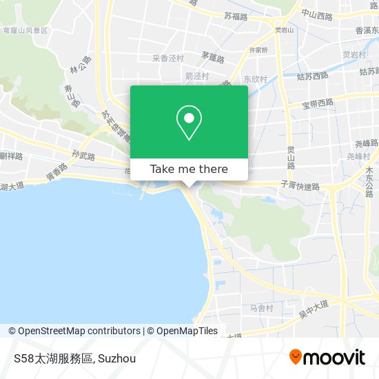 S58太湖服務區 map