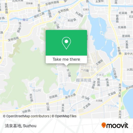 清泉墓地 map