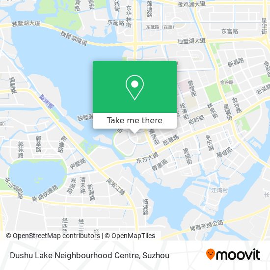 Dushu Lake Neighbourhood Centre map