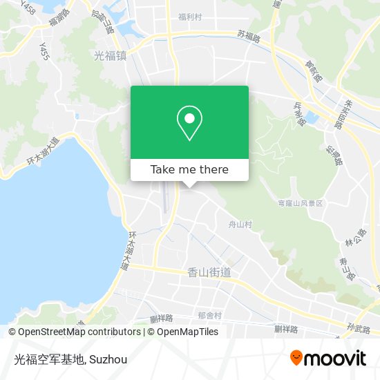 光福空军基地 map