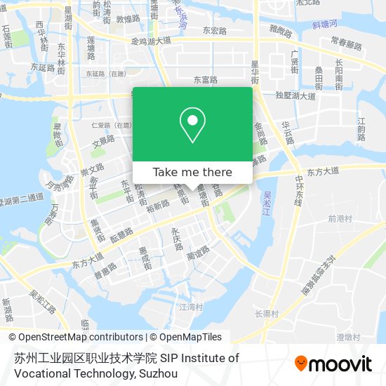 苏州工业园区职业技术学院 SIP Institute of Vocational Technology map