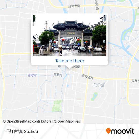 千灯古镇 map