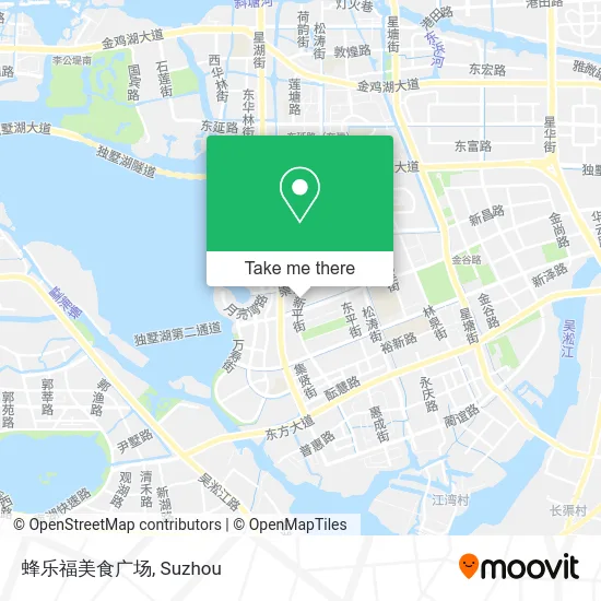 蜂乐福美食广场 map