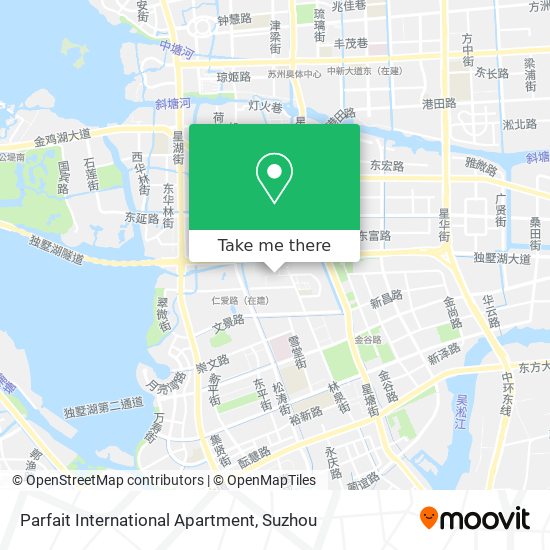 Parfait International Apartment map