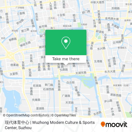 现代体育中心 | Wuzhong Modern Culture & Sports Center map