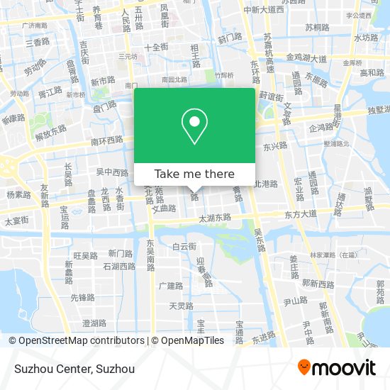 Suzhou Center map