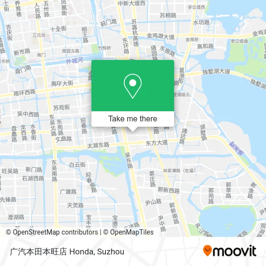 广汽本田本旺店 Honda map