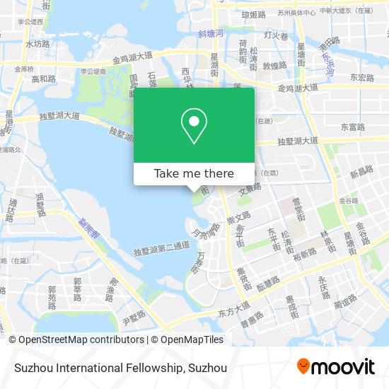 Suzhou International Fellowship map