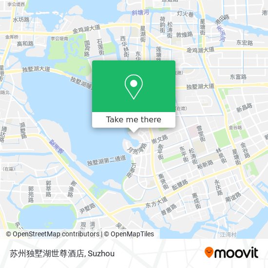 苏州独墅湖世尊酒店 map