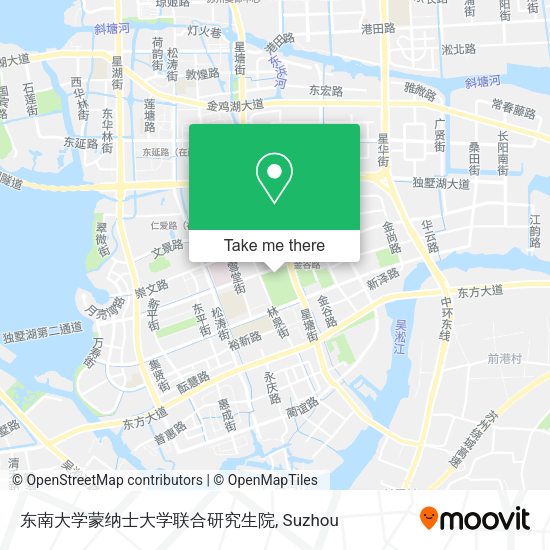 东南大学蒙纳士大学联合研究生院 map