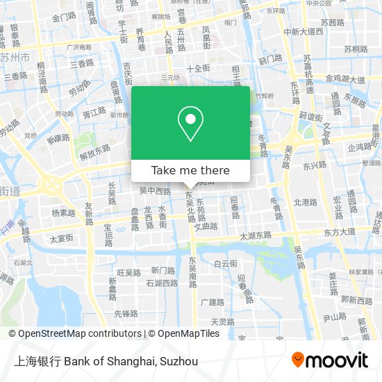 上海银行 Bank of Shanghai map